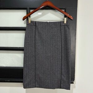 Ann Taylor Gray Pencil Skirt